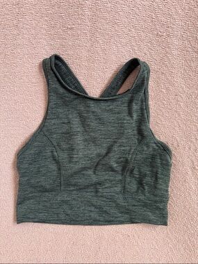 JoyLab Charcoal Gray High-Neck Sports Bra